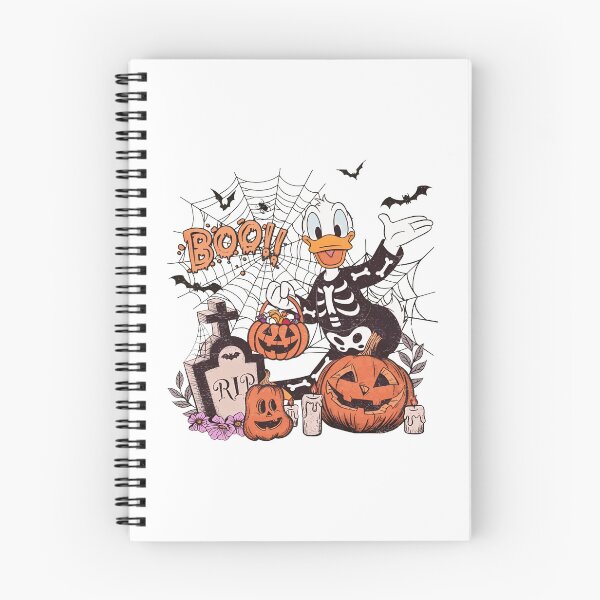 Item preview, Donald Duck Halloween Boo Skeleton Pumpkin designed and sold by TrinidyChan.