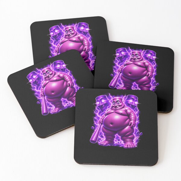 Item preview, Funny Fat Tung Sahur Purple Brainrot Unhinged Laser Beam Eyes Electric Art designed and sold by elderberry.