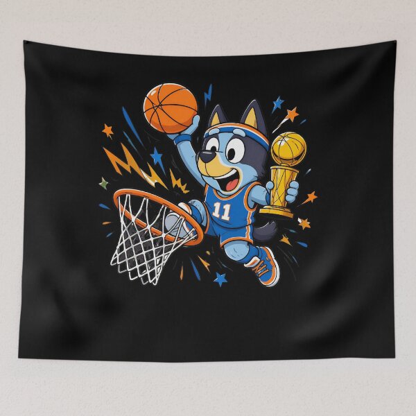 Aperçu de l'œuvre Trophée de dunk de basket-ball Bluey créée et vendue par visionnen.