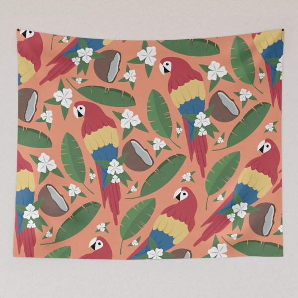 Item preview, Tropical Parrots designed and sold by Wintermedia.