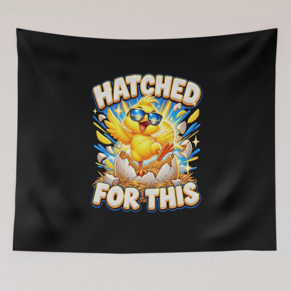 Item preview, Funny Hatched For This Cool Sunglasses Chick Art designed and sold by elderberry.