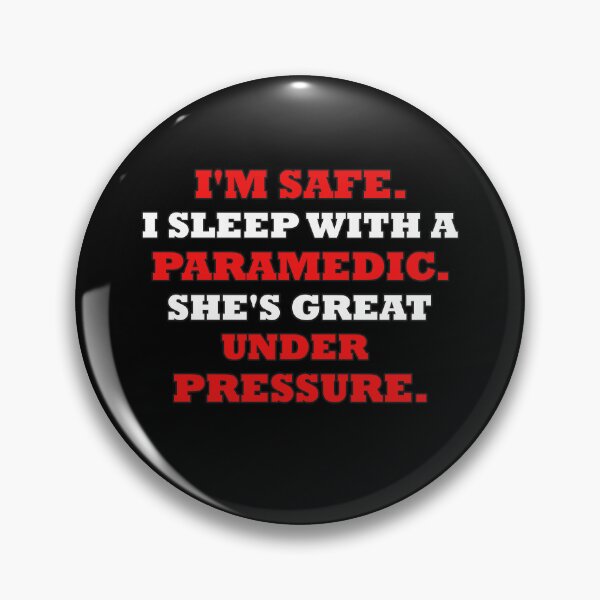 Item preview, Funny Female Paramedic Under Pressure designed and sold by After Shift Wear.