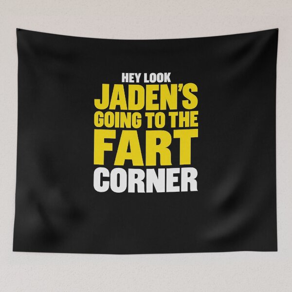 Item preview, Funny Jaden Fart Corner Bold Meme Saying designed and sold by elderberry.