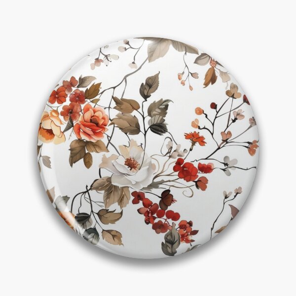 Artikelvorschau, Vintage Autumn Roses Floral Pattern entworfen und verkauft von BackTWO.
