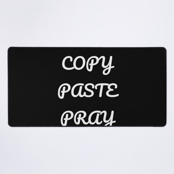 Item preview, Copy Paste Pray Funny Programmer Tee designed and sold by low battery meme design.