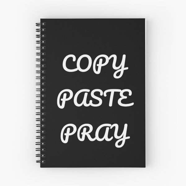 Item preview, Copy Paste Pray Funny Programmer Tee designed and sold by low battery meme design.