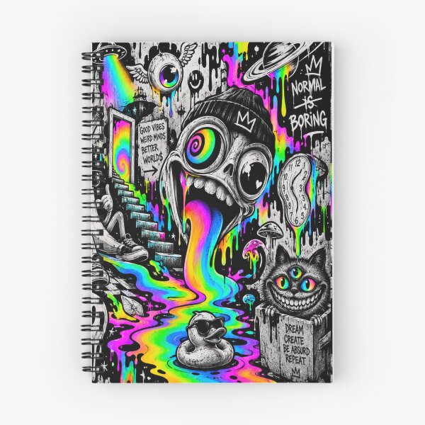 Item preview, Reality is Optional - Surreal Neon Graffiti Art designed and sold by Personiq Kaleido.