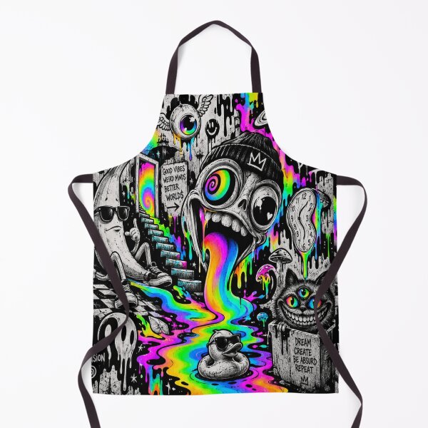 Item preview, Reality is Optional - Surreal Neon Graffiti Art designed and sold by Personiq Kaleido.