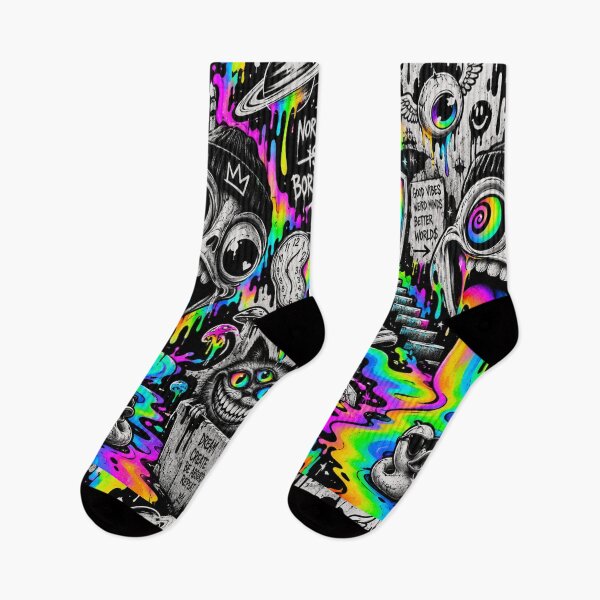 Item preview, Reality is Optional - Surreal Neon Graffiti Art designed and sold by Personiq Kaleido.