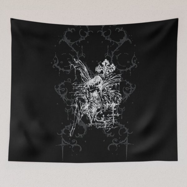 Item preview, Dark Gothic Fairy - Cyber Sigilism & Whimsigoth Cross Art designed and sold by BrontesWhimsyStore.