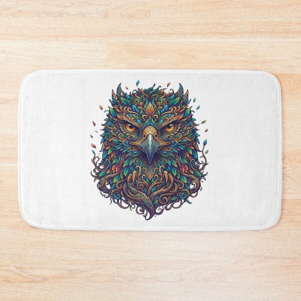 Item preview, Boho Floral Eagle Head Colorful Vector Art designed and sold by KTD28_SHOP.