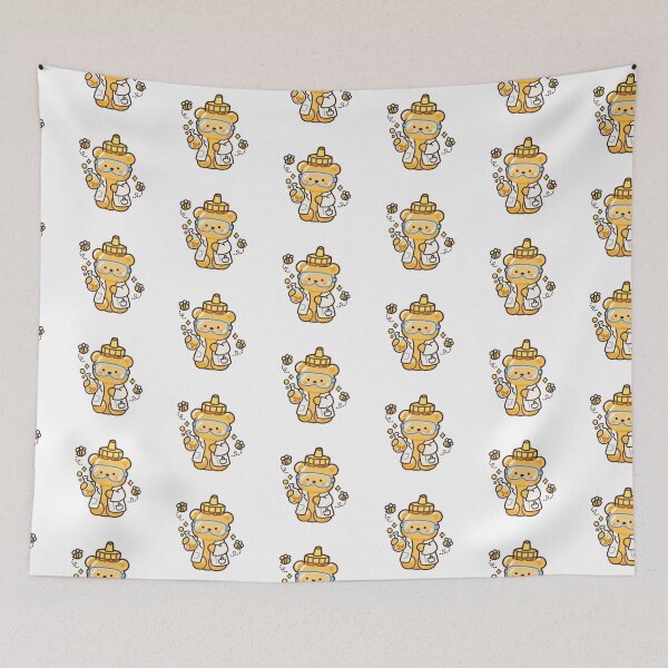 Item preview, Kawaii Honey Bear Scientist in Chemistry Lab designed and sold by EntropyThreads.