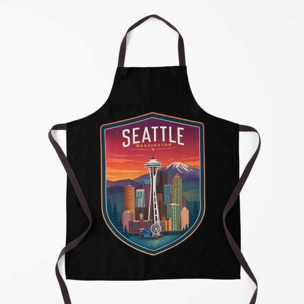 Item preview, Seattle Washington State Travel Cityscape designed and sold by FrontierCosmic.