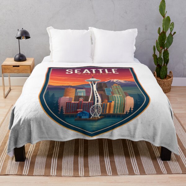 Item preview, Seattle Washington State Travel Cityscape designed and sold by FrontierCosmic.