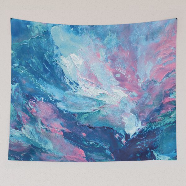 Item preview, Abstract work in pink, blue and white designed and sold by Photopat.