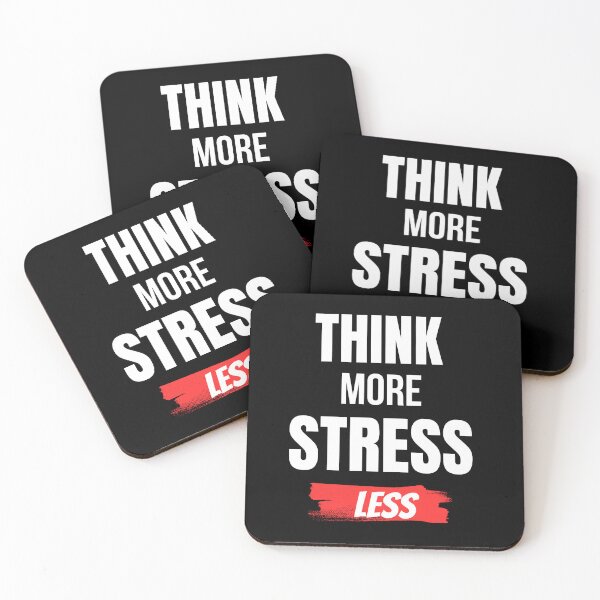 Item preview, Think More Stress Less Motivational T-Shirt designed and sold by Mrali9914.