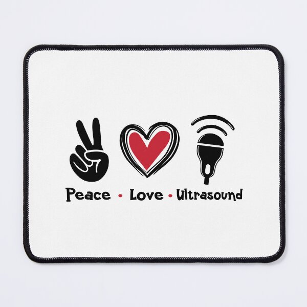 Item preview, Peace Love Ultrasound Sonographer Medical Imaging designed and sold by teeperfect.
