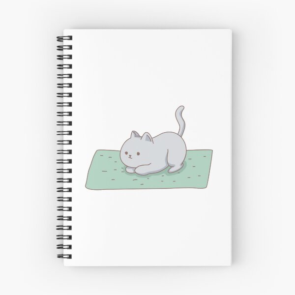 Item preview, Cozy Yoga Cat Funny Lazy Mat Stretching Graphic designed and sold by bouncycatart.