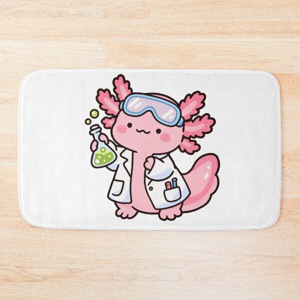 Item preview, Cute Axolotl Scientist Chemistry Lab Kawaii Science designed and sold by EntropyThreads.