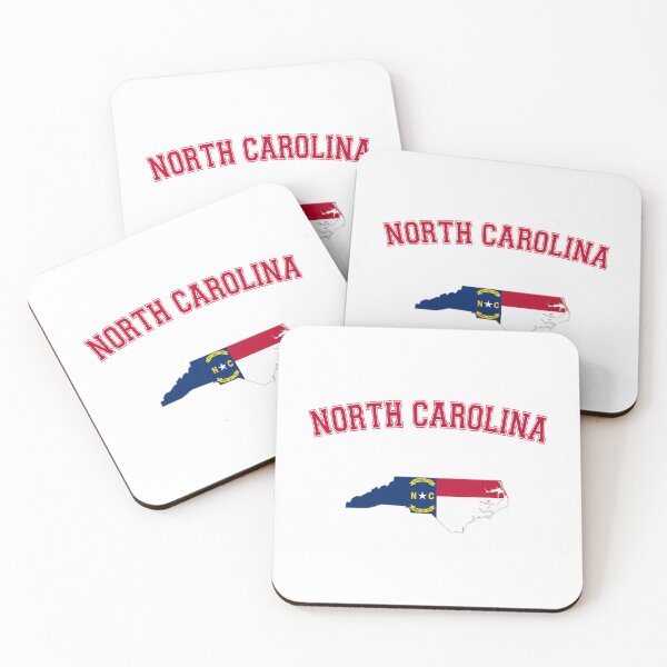 Item preview, Classic North Carolina State Flag Outline - Tar Heel Pride Tee designed and sold by donte-wing.