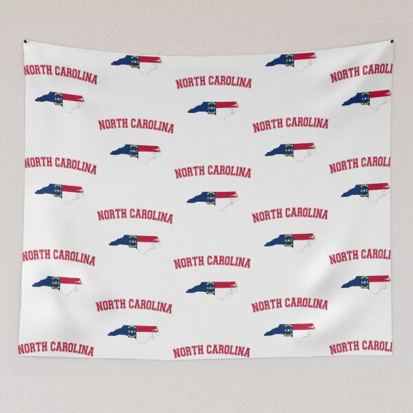 Item preview, Classic North Carolina State Flag Outline - Tar Heel Pride Tee designed and sold by donte-wing.