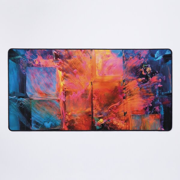 Item preview, Abstract work in blue with orange explosion designed and sold by Photopat.