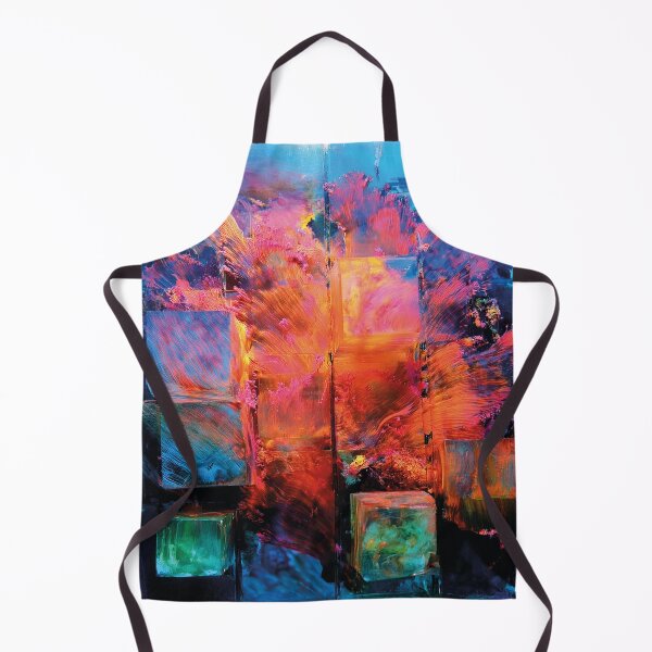 Item preview, Abstract work in blue with orange explosion designed and sold by Photopat.