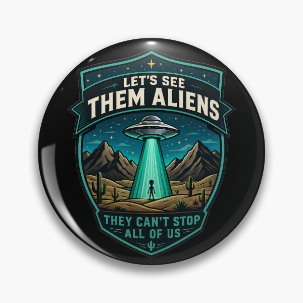 Item preview, Storm Area 51 Let's See Them Aliens designed and sold by FrontierCosmic.