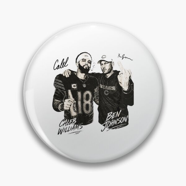 Item preview, Caleb Williams & Ben Johnson , Vintage Bootleg Chicago Football designed and sold by KrutzMohammad.