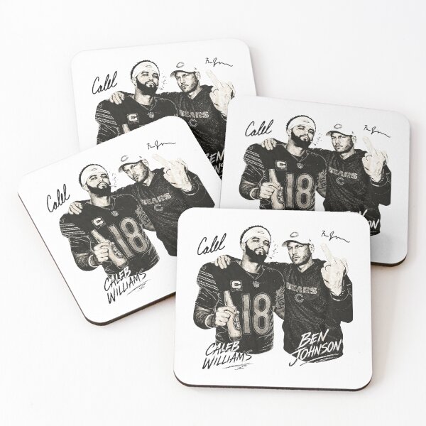 Item preview, Caleb Williams & Ben Johnson , Vintage Bootleg Chicago Football designed and sold by KrutzMohammad.