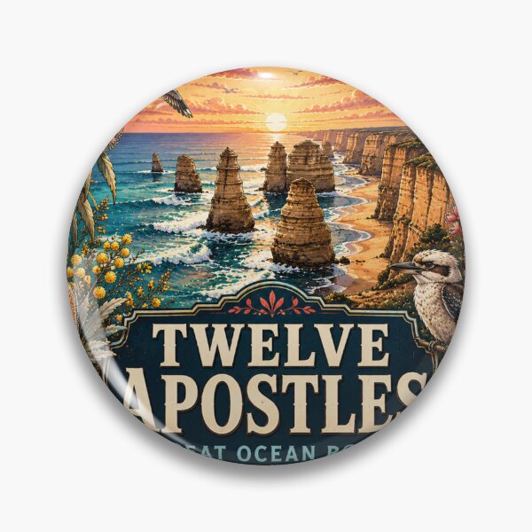 Item preview, The Twelve Apostle VIC Australia  designed and sold by PamLeeDesign.