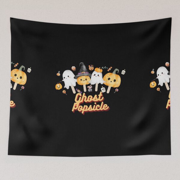 Item preview, Halloween Ghost Popsicle  | Pumpkin Candy Pattern  designed and sold by QuicksandCase.
