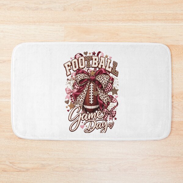 Item preview, Football Game Day Bow Leopard Print designed and sold by BennMataka.