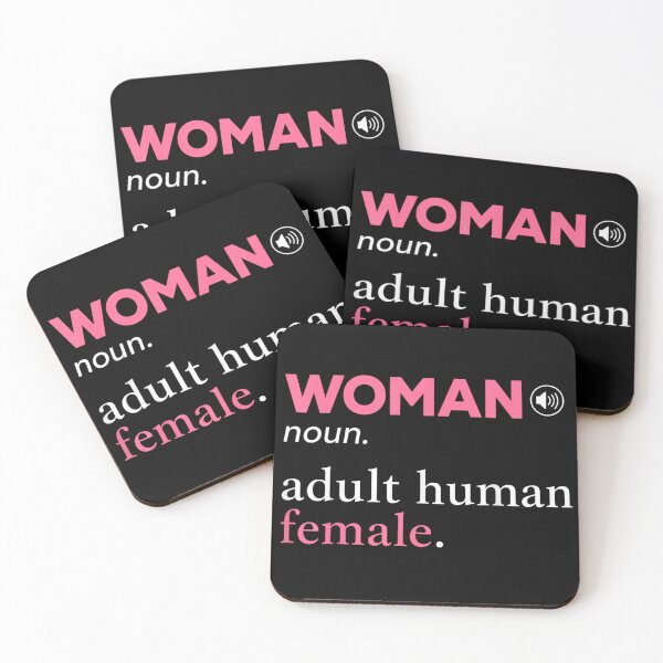 Item preview, Woman Noun Adult Human Female Definition Statement designed and sold by Crookedorbit ⭐⭐⭐⭐⭐ .
