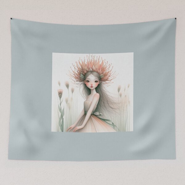 Item preview, Angelic Hat Girl designed and sold by Beyondnote-Art.