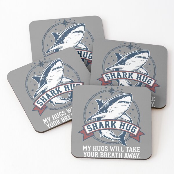 Item preview, Shark Hug, My Hugs Will Take Your Breath Away designed and sold by Amir Faysal.
