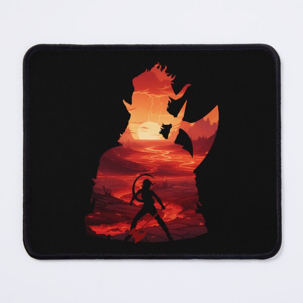 Item preview, Baldurs Gate 3 Karlach Red Landscape Silhouette designed and sold by WildaLively.