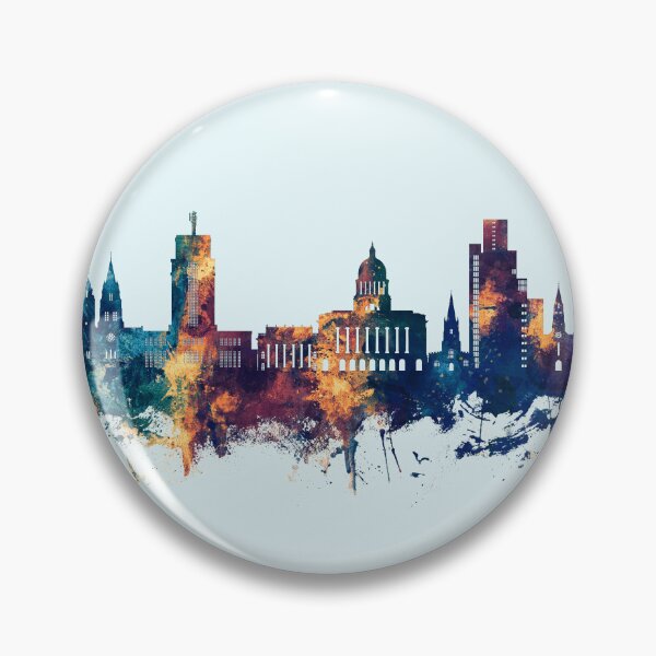 Item preview, Nottingham England Skyline designed and sold by ArtPrints.