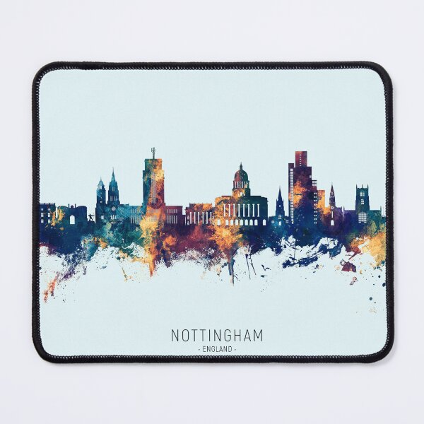 Item preview, Nottingham England Skyline designed and sold by ArtPrints.