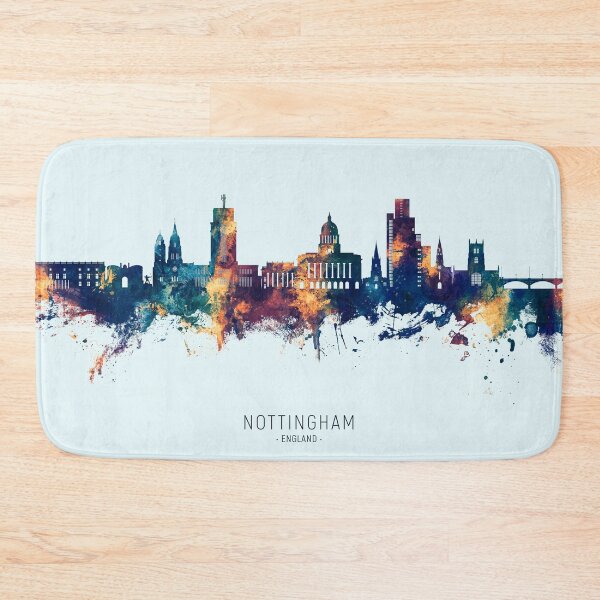 Item preview, Nottingham England Skyline designed and sold by ArtPrints.