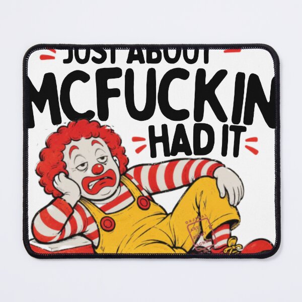 Item preview, Funny Clown Just About McFuckin Had designed and sold by VedNarts.