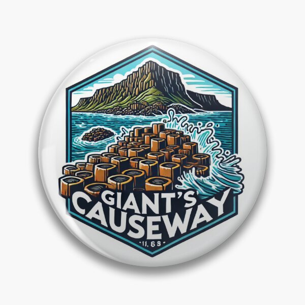 Item preview, Giant's Causeway Northern Ireland – Coastal Travel Art designed and sold by ChicClicker.