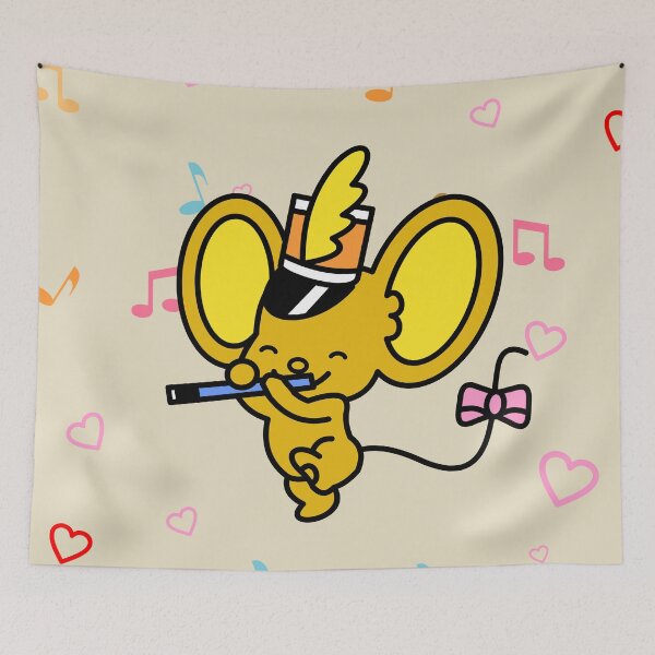 Item preview, Little flute-playing mouse designed and sold by Quijote-.