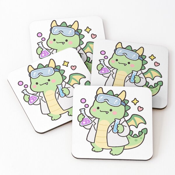 Item preview, Cute Scientist Dragon Chemistry Lab Kawaii Science designed and sold by EntropyThreads.