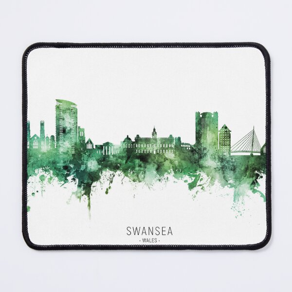 Item preview, Swansea Wales Skyline designed and sold by ArtPrints.