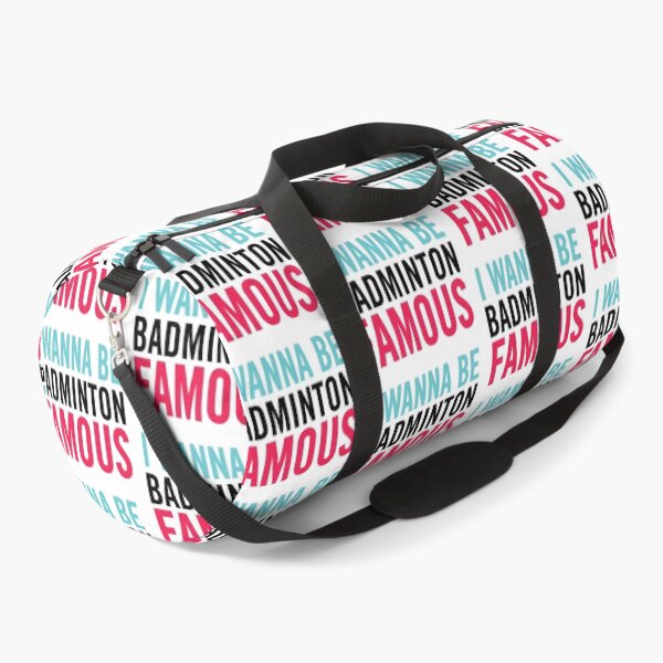 Item preview, I Wanna Be Badminton Famous – Funny Badminton Player Quote designed and sold by artworkathome.