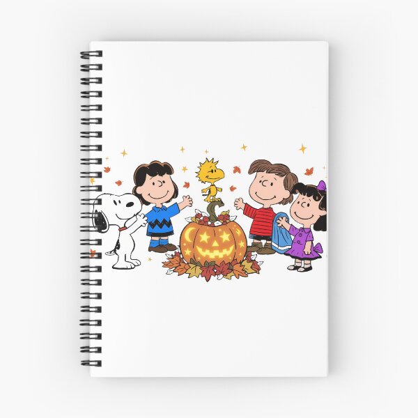 Item preview, Snoopy and Peanuts Gang Pumpkin  designed and sold by apamictryArt.