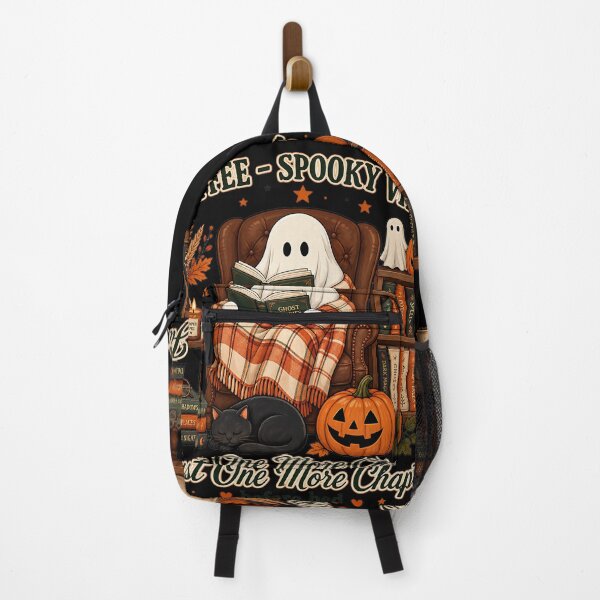 Item preview, Just One More Chapter Cozy Ghost | Autumn Reading Design designed and sold by MOCH- ART.