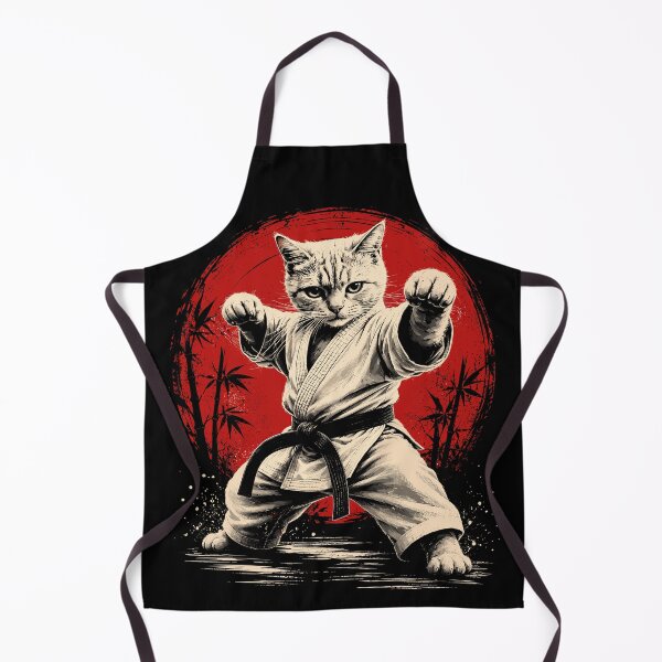 Item preview, Karate Cat Funny Cat Meme Martial Art designed and sold by Izanmie.