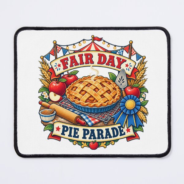Item preview, Fair Day Pie Parade County Baker Art designed and sold by CheerfulNest.